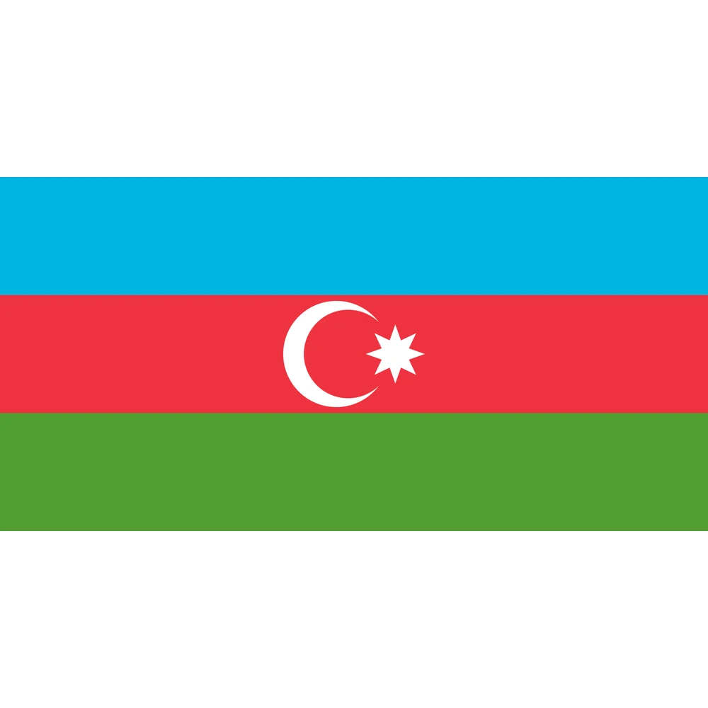 Azerbeidzjaanse Vlag - nationale vlag van Azerbeidzjan