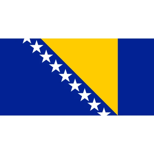 Bosnische Vlag - nationale vlag van Bosnië en Herzegovina