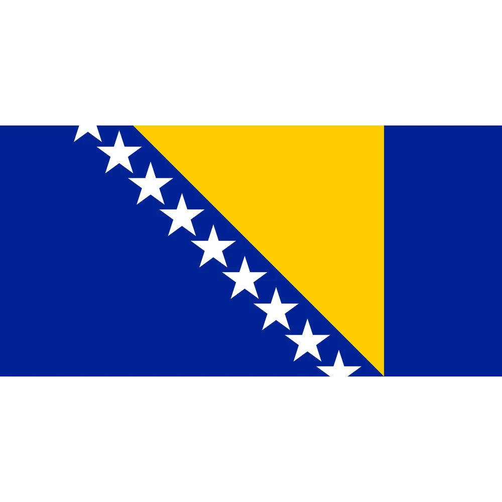 Bosnische Vlag - nationale vlag van Bosnië en Herzegovina