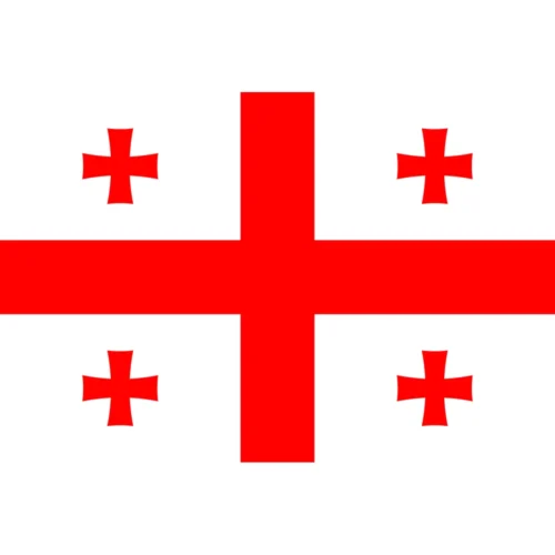 Georgische Vlag - nationale vlag van Georgië