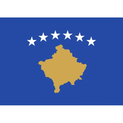 Kosovaarse Vlag - nationale vlag van Kosovo