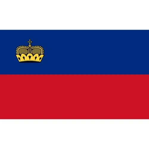Liechtensteinse Vlag - nationale vlag van Liechtenstein