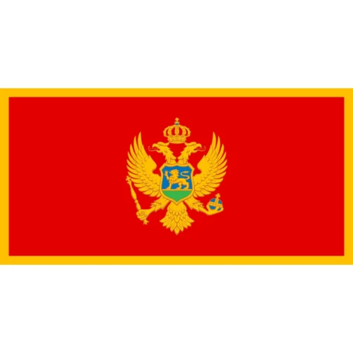 Montenegrijnse Vlag - nationale vlag van Montenegro