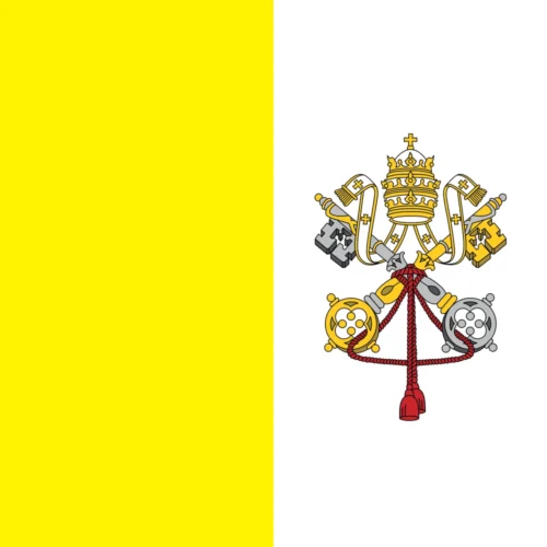 Vaticaanse Vlag - nationale vlag van Vaticaanstad