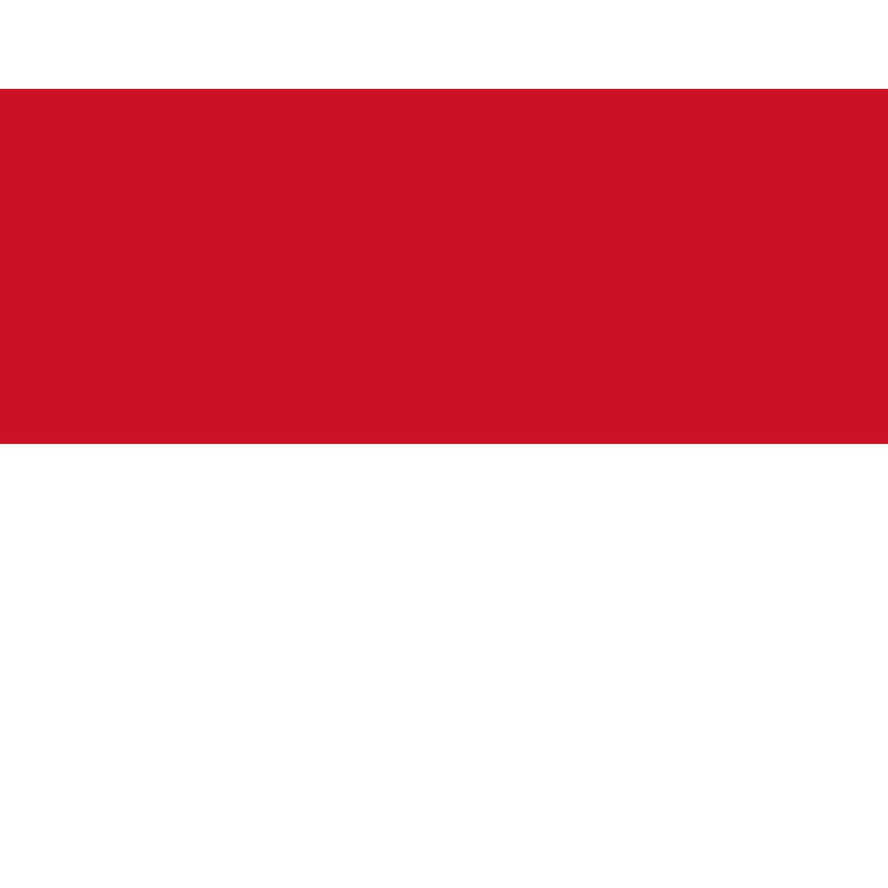 Vlag van Monaco - nationale vlag van Monaco