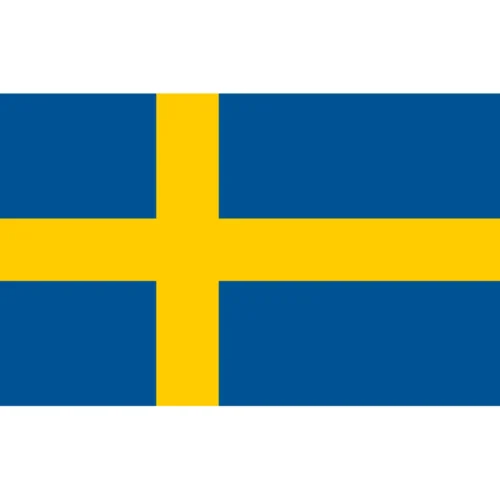 Zweedse Vlag - nationale vlag van Zweden