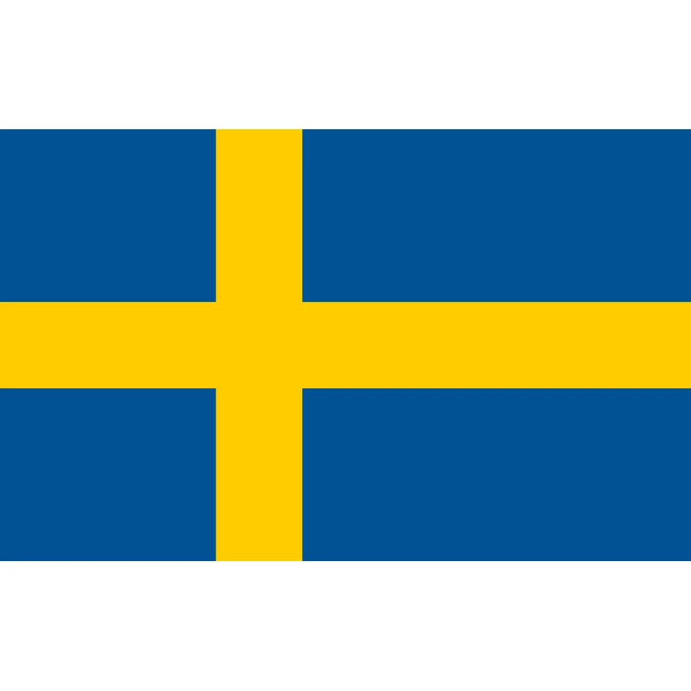 Zweedse Vlag - nationale vlag van Zweden