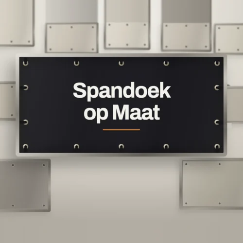 Spandoek op maat met eigen ontwerp